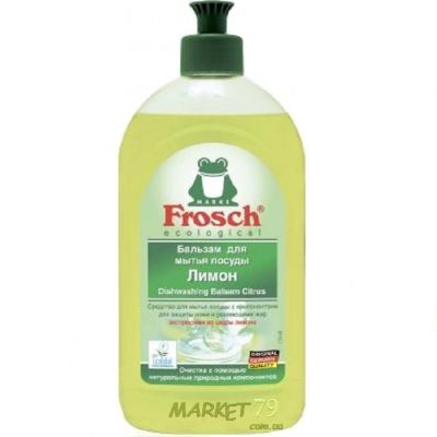 market79.com.ua-Средство для мытья посуды Frosch Лимон 500 мл
